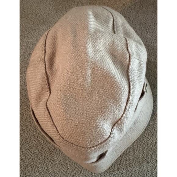 J. Crew Women's Bucket Hat Wool Tweed Light Blush Dusty Pink Size S/M - Picture 5 of 5